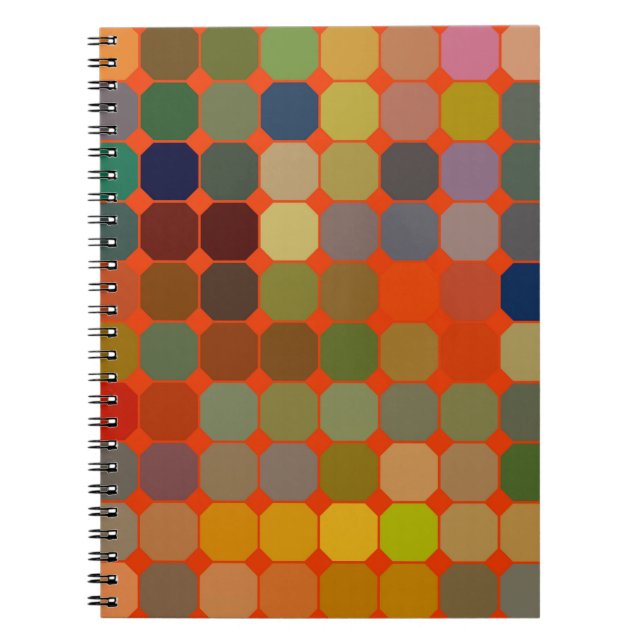 Abstract art texture. Colourful texture. Modern ar Notebook (Front)