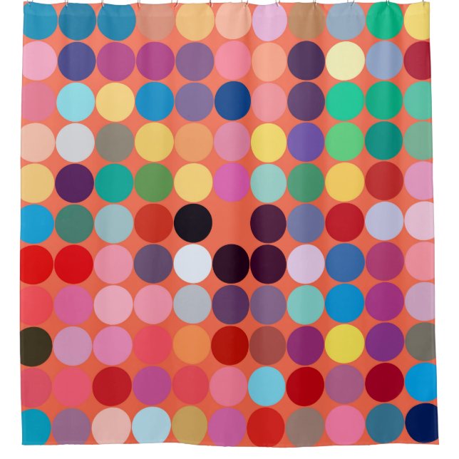 Abstract art texture. Colourful texture. Modern ar Shower Curtain (Front)