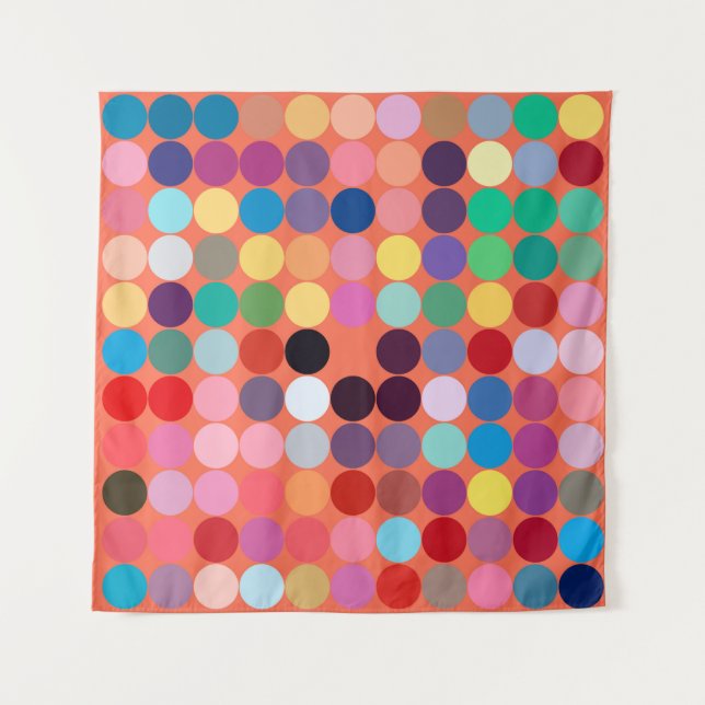 Abstract art texture. Colourful texture. Modern ar Tapestry (Front)