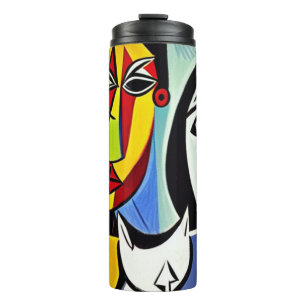 Abstract Art Thermal Tumbler
