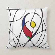 Abstract Art Throw Pillow