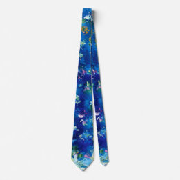 Abstract art tie