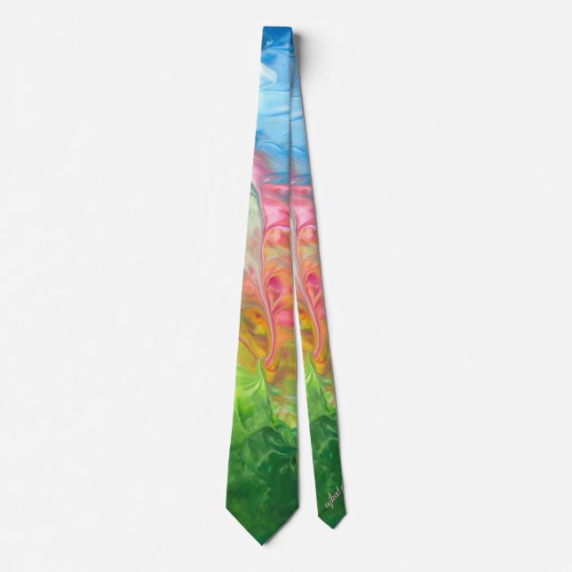 Abstract art tie (Front)