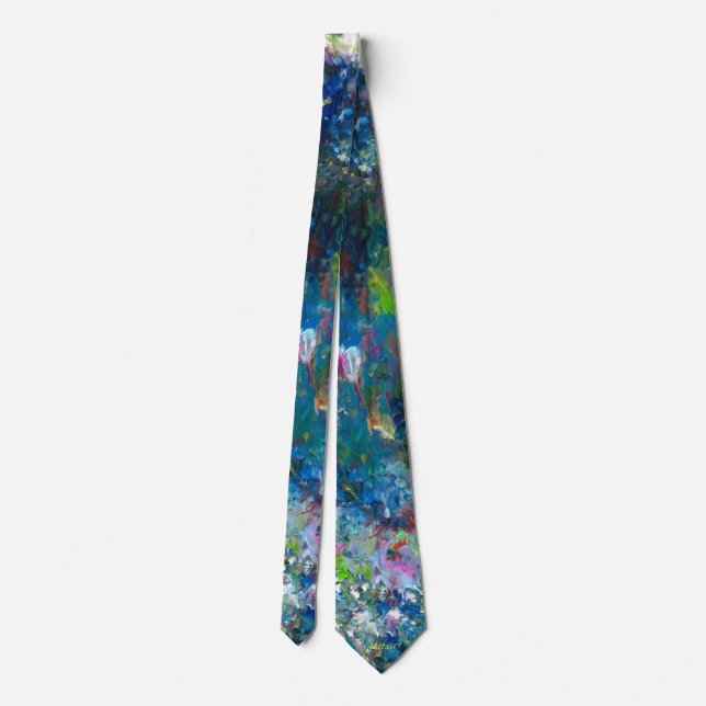 Abstract art tie (Back)