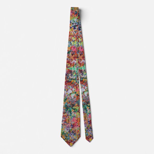 Abstract art tie (Front)