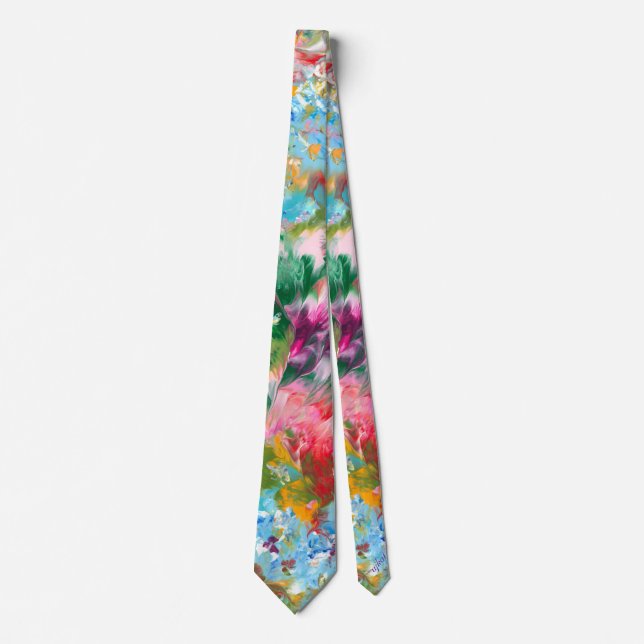 Abstract art tie (Front)