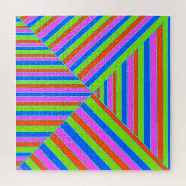 Abstract art tile jigsaw puzzle (Vertical)