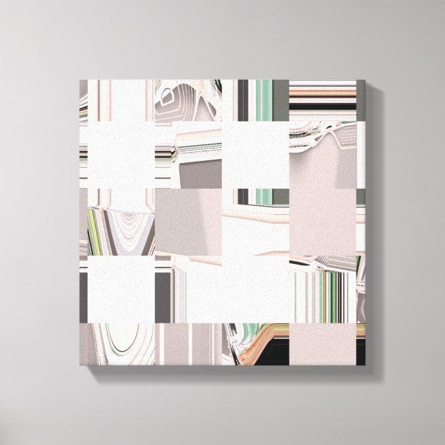 Abstract Art Tiled Canvas Print (Front)