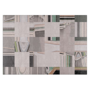 Abstract Art Tiled Cutting Board