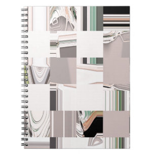 Abstract Art Tiled Notebook