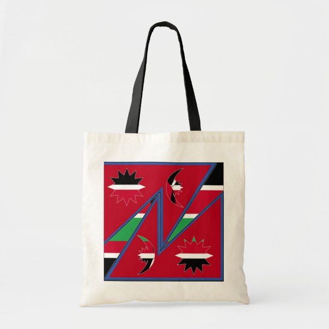 Abstract Art Tote Bag (Front)