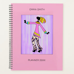 Abstract Art, Trendy and Elegant Girl Planner