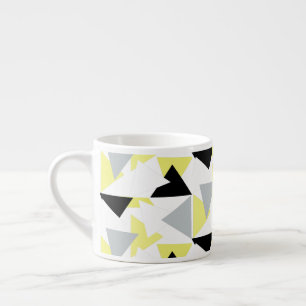Abstract Art Triangle Pyramid Pattern Coffee Mug
