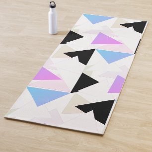 Abstract Art Triangle Pyramid Pattern Yoga Mat