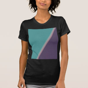 Abstract Art Turquoise Purple T-Shirt