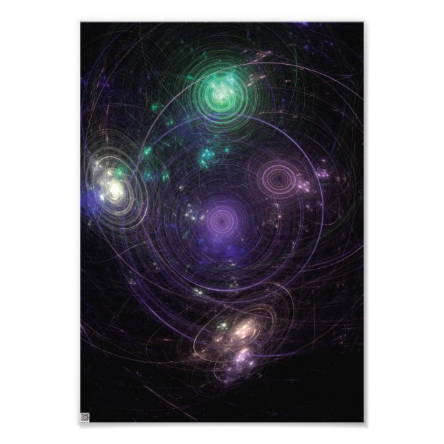 Abstract Art Universe Photo Print (Front)