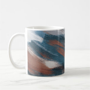 Abstract Art: Versatile Brush Strokes. Coffee Mug