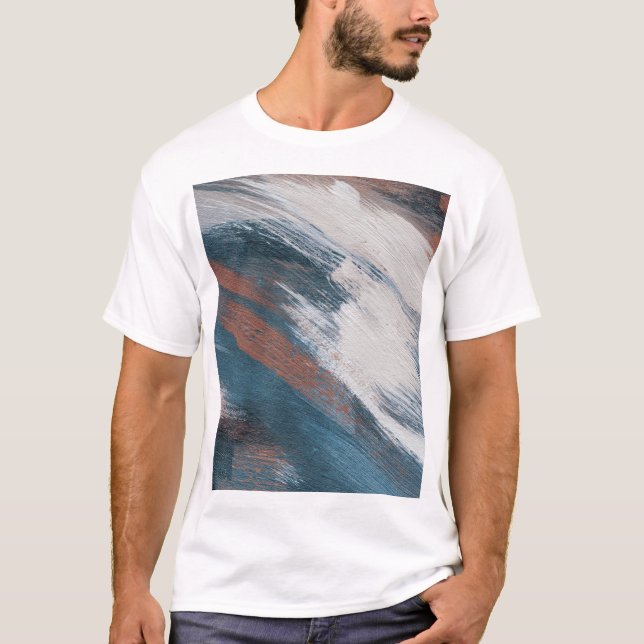 Abstract Art: Versatile Brush Strokes. T-Shirt (Front)
