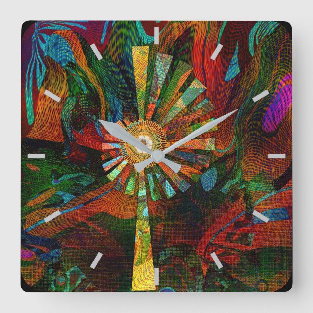 Abstract Art Wall Clock (Front)