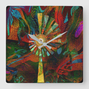 Abstract Art Wall Clock