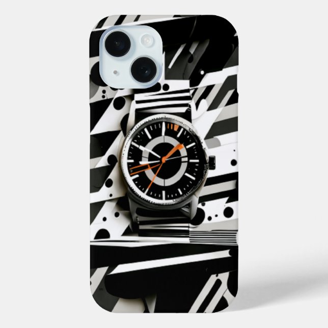 abstract art watch shell Case-Mate iPhone case (Back)