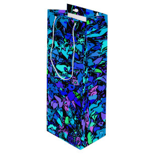  Abstract Art Wine Gift Bag