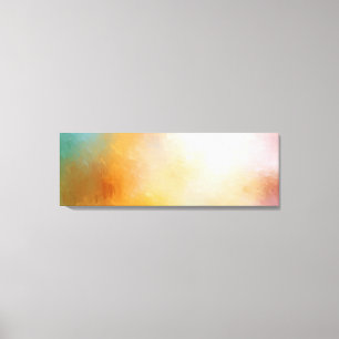 Abstract Art Yellow Red Blue Purple Green Pink Canvas Print