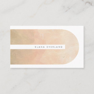 Abstract Artist Texture Shape Neutral Business Appointment Card