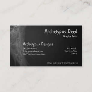 Abstract Artistic Business Card