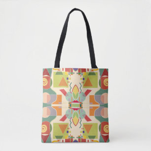 Abstract artistic geometric seamless pattern. Colo Tote Bag