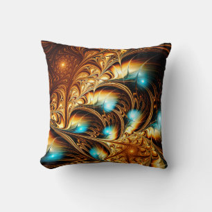 Abstract artistic golden light background. Fine de Cushion
