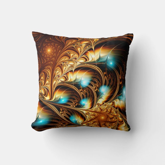 Abstract artistic golden light background. Fine de Cushion (Front)