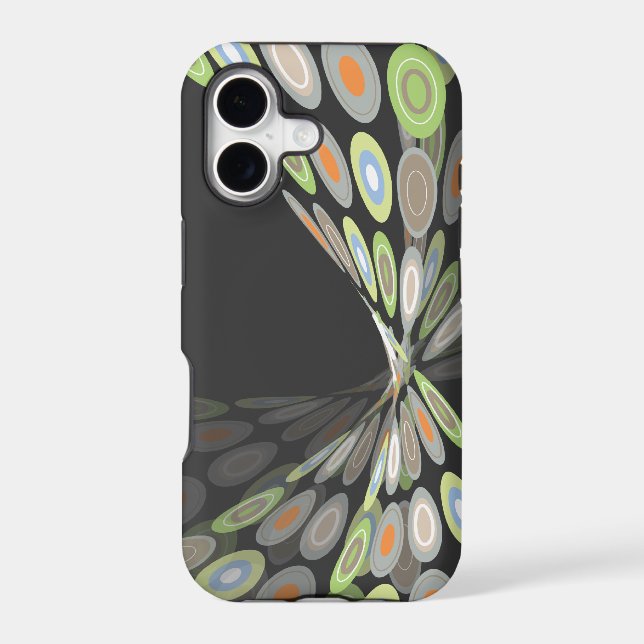 Abstract Artistic Green Digital Butterfly Twist (Back)