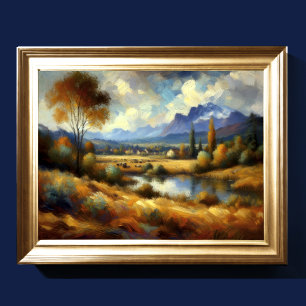 Abstract Artistic Landscape II Poster
