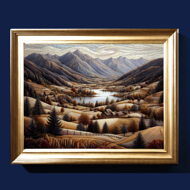 Abstract Artistic Landscape VI Poster (Creator Uploaded)