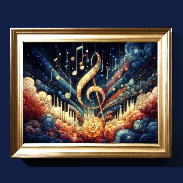 Abstract Artistic Music Theme Poster (Creator Uploaded)