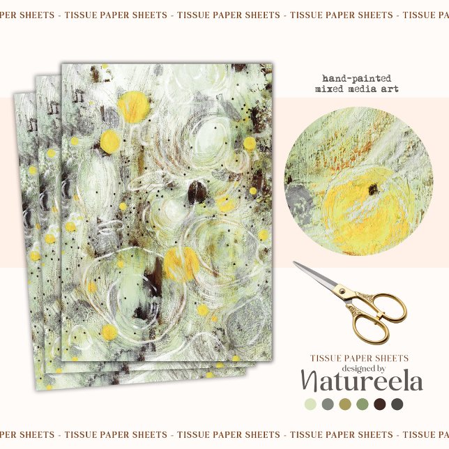 Abstract Artistic Texture Design Tissue Paper (Creator Uploaded)