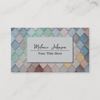 Abstract Artistic Tiled Business Card