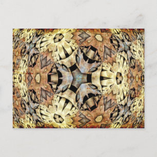 Abstract ARTs - Kaleidoscope pattern 08 Postcard