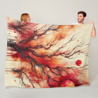 Abstract Artwork 13 - Fleece Blanket