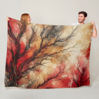 Abstract Artwork 1 - Fleece Blanket