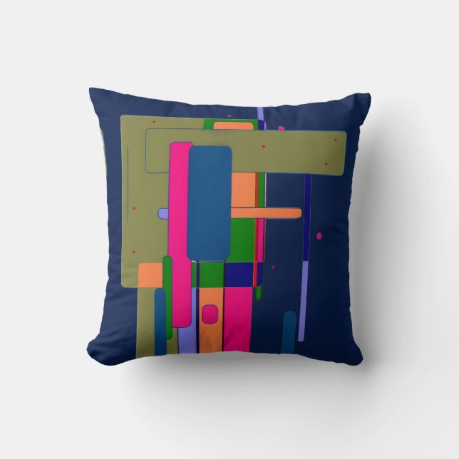 Abstract Artwork Composition  Cushion (Front)