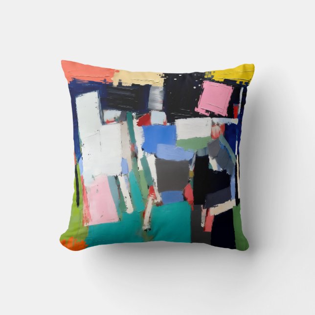 Abstract Artwork Composition  Cushion (Front)