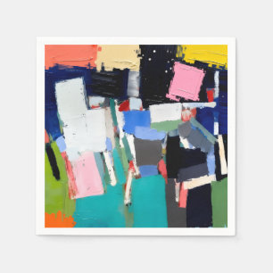 Abstract Artwork Composition  Napkin