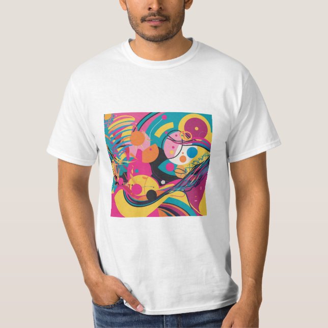 Abstract artwork design that is vibrant T-Shirt (Front)