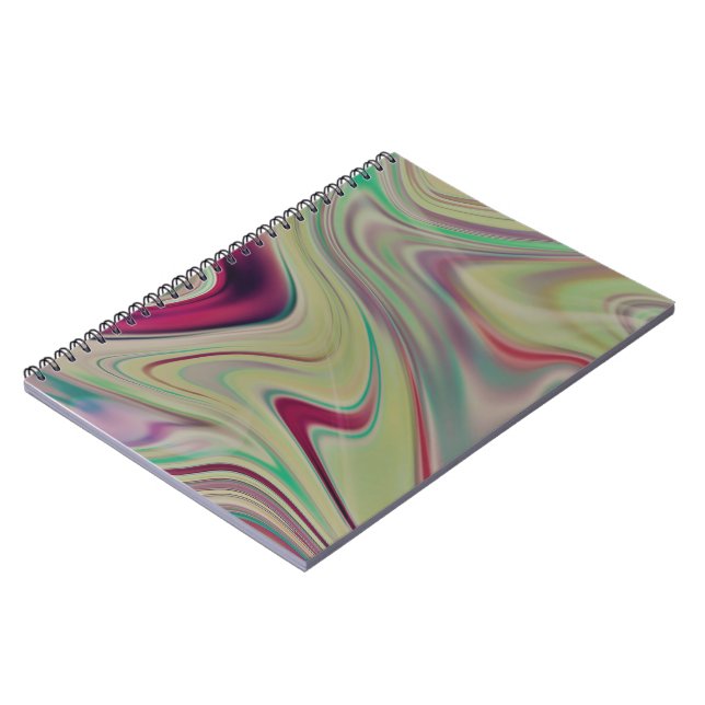 Abstract Artwork Notebook (Left Side)