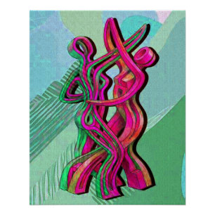 abstract artwork poster