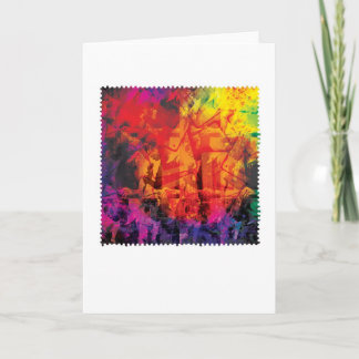 Abstract Arty Greetings Card
