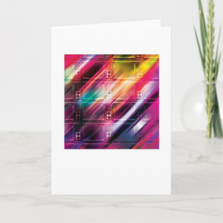 Abstract Arty Greetings Card - TV Themed
