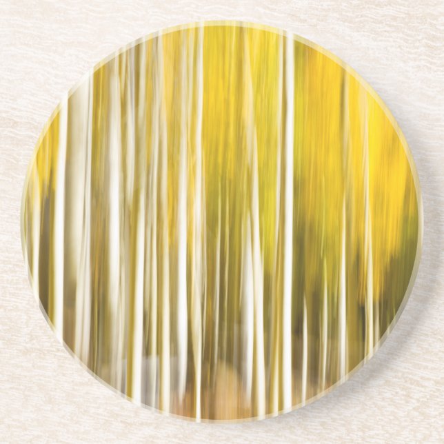 Abstract Aspens Coaster (Front)